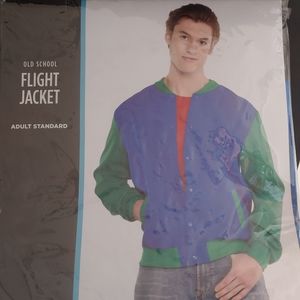 Men's Halloween Costume Old School Flight Jacket